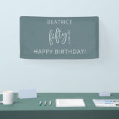 Banderoles 50 et fabuleux script moderne (Salon professionnel)