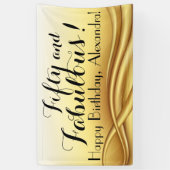 Banderoles 50 et Fabulous Custom 50th Birthday Party (Vertical)