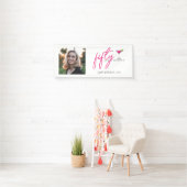 Banderoles 50 et Fabulous Photo Anniversaire (En situation)