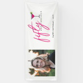 Banderoles 50 et Fabulous Photo Anniversaire (Vertical)