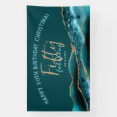 Banderoles 50 et Fabulous Turquoise Gold Agate 50e anniversai (Verticale)