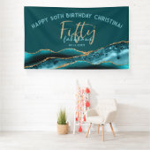 Banderoles 50 et Fabulous Turquoise Gold Agate 50e anniversai (Insitu)