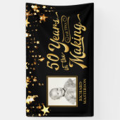 Banderoles 50e anniversaire 50 ans dans la fabrication des ét (Vertical)