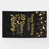 Banderoles 50e anniversaire 50 ans dans la fabrication des ét (Horizontal)