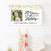 Banderoles 50e anniversaire 50 ans dans la photo de fabricati (En situation)