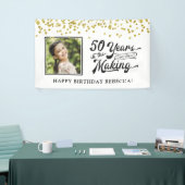 Banderoles 50e anniversaire 50 ans dans la photo de fabricati (Salon professionnel)