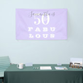 Banderoles 50e anniversaire 50 fabuleuse fête d'anniversaire (Salon professionnel)