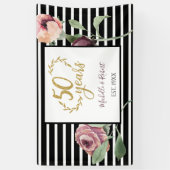 Banderoles 50e anniversaire de Mariage Parties scintillant d' (Vertical)