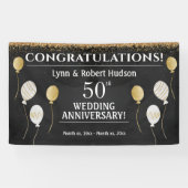 Banderoles 50e anniversaire du Mariage (Horizontal)