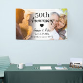 Banderoles 50e anniversaire du Mariage Custom 2 Collage photo (Salon professionnel)