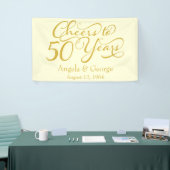 Banderoles 50e anniversaire du Mariage d'ivoire d'or personna (Salon professionnel)