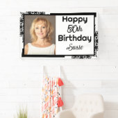 Banderoles 50e anniversaire noir et blanc (En situation)