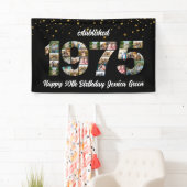 Banderoles 50e anniversaire Photo Collage créé 1975 (En situation)