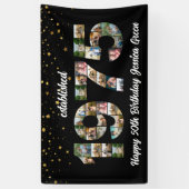 Banderoles 50e anniversaire Photo Collage créé 1975 (Vertical)