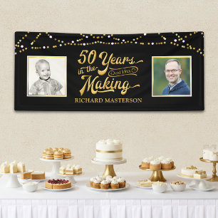 Banderoles 50e Anniversaire   Photos d'alors et d'aujourd'hui