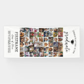 Banderoles 54 Collage Photo Remise de Diplôme Moderne Minimal (Horizontal)