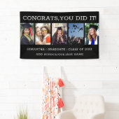 Banderoles 5 Collage de photos Fêtes Diplômé 2023 (En situation)