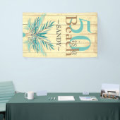 Banderoles 5O EST UNE PLAGE Cinquantième plage côtière Annive (Salon professionnel)