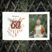 Banderoles 60 ans de bon 60e anniversaire de Boho rustique