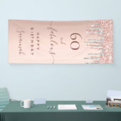 Banderoles 60 et Fabuleux anniversaire parties scintillant ro (Salon professionnel)