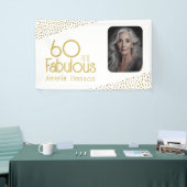 Banderoles 60 et Fabulous Gold Parties scintillant Photo 60e  (Salon professionnel)