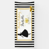 Banderoles 60 et soixantième noir SENSATIONNEL (Vertical)