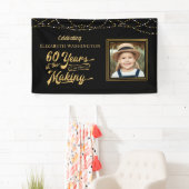 Banderoles 60e anniversaire 60 ans dans les lumières (En situation)