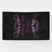 Banderoles 60e anniversaire de la femme (Horizontal)