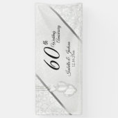 Banderoles 60e Anniversaire du diamant / Anniversaire (Vertical)