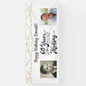 Banderoles 60e anniversaire Retro String Lights 2 Photo (Vertical)
