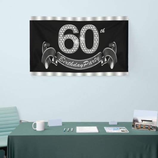 Banderoles 60e fête d'anniversaire (Salon professionnel)