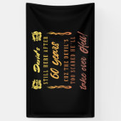 Banderoles 60e Humour masculin (Vertical)