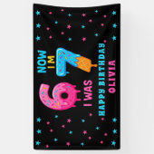 Banderoles 6 7 Meme Six Seven Birthday Banner (Vertical)