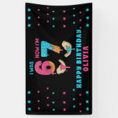 Banderoles 6 7 Meme Six Seven Birthday Banner (Vertical)