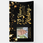 Banderoles 70e anniversaire 70 ans dans la fabrication des ét (Vertical)