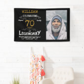 Banderoles 70e anniversaire Modèle photo légendaire (En situation)