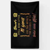 Banderoles 70e Humour masculin (Vertical)