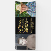 Banderoles 75e anniversaire 2 Photos 75 ans à venir (Vertical)