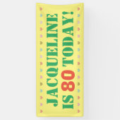 Banderoles 80e anniversaire (Vertical)