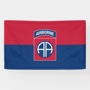 Banderoles 82e division aérienne Flag Military Vétéran
