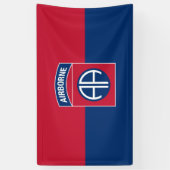 Banderoles 82e division aérienne Flag Military Vétéran (Vertical)