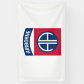 Banderoles 82e division aéroportée Insignia (Vertical)