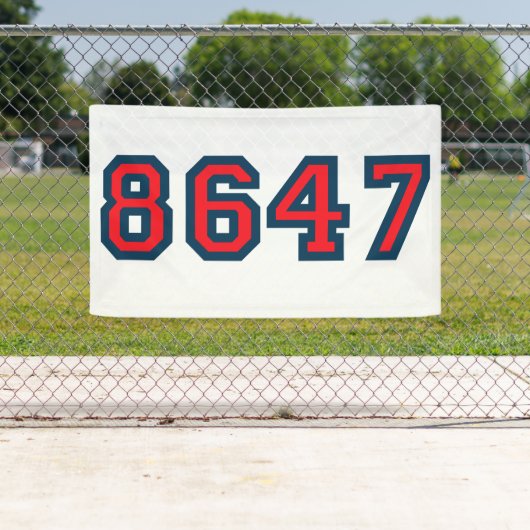 Banderoles 8647 Résistance anti-Trump (En situation)