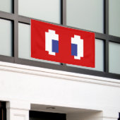 Banderoles 8 bits Pixel Manga Eyes (Bâtiment extérieur)
