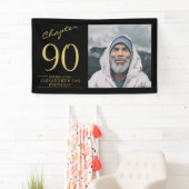 Banderoles 90e anniversaire Black Gold Photo (En situation)
