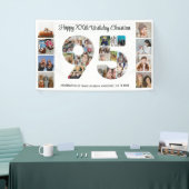 Banderoles 95e anniversaire de fête Numéro 95 Photo Collage (Salon professionnel)