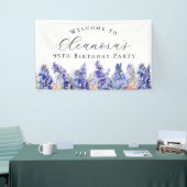 Banderoles 95e fête d'anniversaire Juillet Fleur de naissance (Salon professionnel)