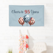 Banderoles À la fête des 95 ans (En situation)