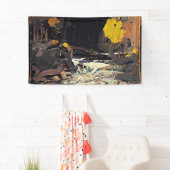 Banderoles A River, beaux-arts de Tom Thomson (En situation)