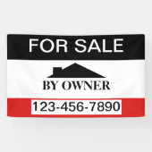 Banderoles À Vendre Par Propriétaire Vente Maison (Horizontal)